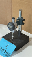 MITUTOYO DIGITAL INDICATOR: 0 - 1 IN RANGE, IP42, &plusmn;0.0001 in ACCURACY, W/ FOWLER TRANSFER STAND MODEL: ID - C125EXB - 3