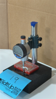 MITUTOYO LCD ELECTRONIC DROP INDICATOR: 1" MAX, 0.0001" ACCURACY, FLAT BACK W/ FOWLER TRANSFER STAND, MODEL: C0525ENXB - 3