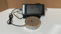 LOADSTAR SENSORS<br/>5K KGF PANCAKE LOAD CELL, MODEL: RSB-05KM-S*C01 WITH LOAD STAR SENSOR TOUCH SCREEN DISPLAY MODEL: DS-3000-PRO-1