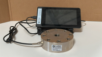 LOADSTAR SENSORS<br/>5K KGF PANCAKE LOAD CELL, MODEL: RSB-05KM-S*C01 WITH LOAD STAR SENSOR TOUCH SCREEN DISPLAY MODEL: DS-3000-PRO-1 - 2