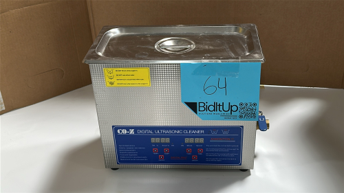 CO-Z 3L STAINLESS-STEEL ULTRASONIC PARTS CLEANER W/ DIGITAL TIMER & HEATER, MODEL: 30A