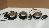 LOT OF (3) LOADSTAR SENSORS 25K KGF PANCAKE LOAD CELLS, MODEL: RBS6-2HKM-S*C01