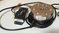 LOT OF (3) LOADSTAR SENSORS 25K KGF PANCAKE LOAD CELLS, MODEL: RBS6-2HKM-S*C01 - 2