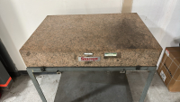 <p>STARRETT SURFACE PLATE DIMENSIONS: 3' x 2' x 6", PLATE NUMBER: 874404</p> - 2