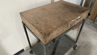 <p>STARRETT SURFACE PLATE DIMENSIONS: 3' x 2' x 6", PLATE NUMBER: 874404</p> - 4