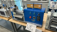 TMAXCN BRAND ELECTRODE CALENDER HEAT ROLL PRESS MACHINE, TO INCLUDE: (2) DIGITAL INDICATORS