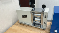 ZHEJIANG TANAKA PRECISION MACHINERY LITHIUM LI CELL BATTERY ELECTRODE ROLLER PRESS CALENDER MACHINE, MODEL: RDLINE01 S/N: 220119001 - 3
