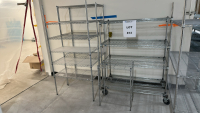 LOT OF (6) ASSORTED WIRE RACKS, TO INCLUDE ASSORTED SIZES - 2