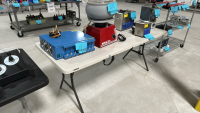 LOT OF (8) ASSORTED FOLDING PLASTIC TABLES, DIMENSIONS: 72" x 30" x 30"<br/>(TABLE ONLY - CONTENTS NOT INCLUDED) - 3
