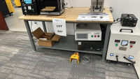 ULINE STEEL FRAME WOOD TOP WORKBENCH, DIMENSIONS: 60" x 30" x 31"<br/>(TABLE ONLY - CONTENTS NOT INCLUDED)