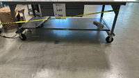 MOBILE WORKBENCH, DIMENSIONS: 84" x 42" x 34"<br/>(TABLE ONLY - CONTENTS NOT INCLUDED)