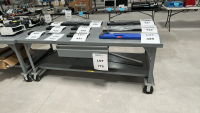 MOBILE WORKBENCH, DIMENSIONS: 84" x 42" x 34"<br/>(TABLE ONLY - CONTENTS NOT INCLUDED)