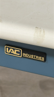 IAC HEAVY-DUTY STEEL WORK BENCH W/ MOUNTED LIGHT, DIMENSIONS: 72" x 36" x 88"<br/> (TABLE ONLY - CONTENTS NOT INCLUDED) - 2