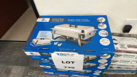 LOT OF (4) WINCO 8qt STAINLESS STEEL FULL SIZE CHAFING DISH W/ FOLDING STAND, MODEL: 1440670, TO INCLUDE: (4) STERNO GREEN 6.10oz ETHANOL GEL CHAFING FUEL PACKS - 2