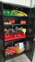 2-DOOR STORAGE CABINET, DIMENSIONS: 36" x 18" x 72", TO INCLUDE: ALL CONTENTS - 2