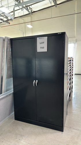 ULINE 2-DOOR STORAGE CABINET, DIMENSIONS: 48" x 24" x 78", TO INCLUDE: ALL CONTENTS