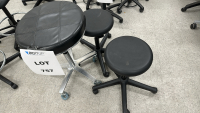 LOT OF (3) ASSORTED STOOLS