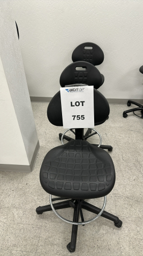 LOT OF (3) ULINE LAB STOOLS , MODEL: H-1375