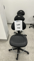 LOT OF (3) ULINE LAB STOOLS , MODEL: H-1375