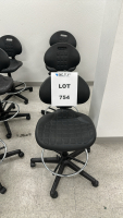 LOT OF (3) ULINE LAB STOOLS , MODEL: H-1375