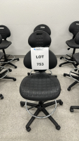 LOT OF (3) ULINE LAB STOOLS , MODEL: H-1375