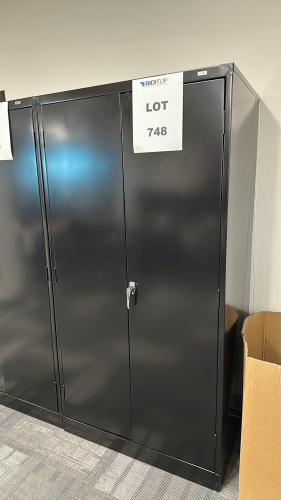 ULINE 2-DOOR STORAGE CABINET, DIMENSIONS: 36" x 24" x 72", TO INCLUDE: ALL CONTENTS