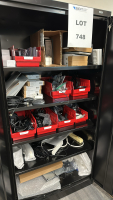 ULINE 2-DOOR STORAGE CABINET, DIMENSIONS: 36" x 24" x 72", TO INCLUDE: ALL CONTENTS - 2