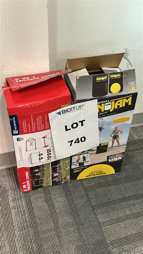 LOT OF (2) OUTDOOR RECREATIONAL GAMES, TO INCLUDE: KANJAM, MD SPORTS 2-IN-1 TAILGATE COMBO