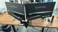 LOT OF (2) SPECTRE 28" MOUNTED LCD DISPLAY MONITORS, MODEL: E278W-FPT8QO8J38LA - 2