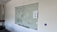 QUARTET MAGNETIC GLASS INFINITY FRAMELESS MOUNTING DRY ERASE BOARD, DIMENSIONS: 72" x 48"<br/>
