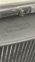 HERMAN MILLER AERON SIZE B MESH ADJUSTABLE OFFICE CHAIR, REAR TILT LIMITER, LUMBAR SUPPORT PAD (BROKEN SEAT) - 4