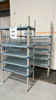 LOT OF (3) METRO MAX Q ANITMICROBIAL STORAGE RACKS, DIMENSIONS: 36" x 18" x 75" - 2