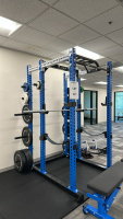 REP FITNESS HEAVY-DUTY CUSTOMIZABLE POWER RACK, MODEL: TO INCLUDE: BENCH / ALL ACCESSORIES - 2