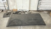GLOBAL INDUSTRIAL DIGITAL FLOOR SCALE W/ LCD INDICATOR & STAND, MODEL: 244244, TO INCLUDE: SPARE MATERIAL - 2