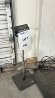 GLOBAL INDUSTRIAL DIGITAL FLOOR SCALE W/ LCD INDICATOR & STAND, MODEL: 244244, TO INCLUDE: SPARE MATERIAL - 3