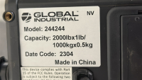 GLOBAL INDUSTRIAL DIGITAL FLOOR SCALE W/ LCD INDICATOR & STAND, MODEL: 244244, TO INCLUDE: SPARE MATERIAL - 4