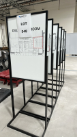 LOT OF (6) ULINE FLOOR STANDING SIGN HOLDER, DIMENSIONS: 22" x 28", MODEL: H-5713C - 2