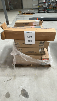 LOT OF ASSORTED ULINE MATS / MESH ROLLING CHAIRS, TO INCLUDE: STATICIDE THERMOPLASTIC, ANTISTATIC ULINE MAT, DIGI-KEY MATTING PRODUCT, ETC.