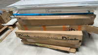LOT OF ASSORTED SPARE MATERIALS, TO INCLUDE: ROHACELL PERFORMANCE FOAM, FIBERGLASS CLOTH, 4' GROUNDING RODS, ETC. - 2