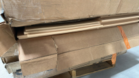 LOT OF ASSORTED SPARE MATERIALS, TO INCLUDE: ROHACELL PERFORMANCE FOAM, FIBERGLASS CLOTH, 4' GROUNDING RODS, ETC. - 3