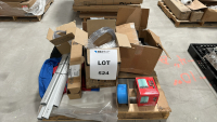 LOT OF ASSORTED SPARE MATERIAL, TO INCLUDE: CONDENSATION COLLECTION MATERIALS, HEAT SHRINK TUBING, RVC FOAM BLOCKS, ETC.