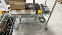 LOT OF (2) PALLETS / (1) CART OF ASSORTED SPARE ALUMINUM PARTS / FIXTURES - 4