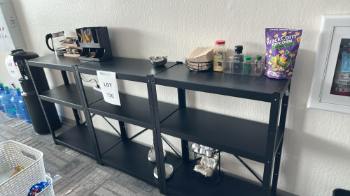 IKEA BROR HEAVY-DUTY SHELF UNIT, DIMENSIONS: 100" x 15" x 43"