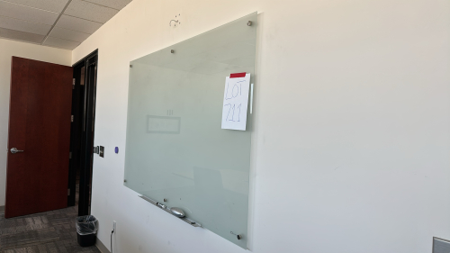QUARTET MAGNETIC GLASS INFINITY FRAMELESS MOUNTING DRY ERASE BOARD, DIMENSIONS: 72" x 48"<br/>
