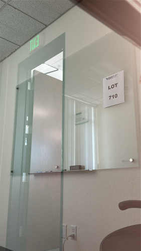 QUARTET MAGNETIC GLASS INFINITY FRAMELESS MOUNTING DRY ERASE BOARD, DIMENSIONS: 72" x 48"<br/>