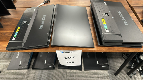 LOT OF (17) ASSORTED LCD DISPLAY MONITORS, TO INCLUDE: SPECTRE, SAMSUNG, DELL