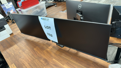 LOT OF (2) SPECTRE 28" MOUNTED LCD DISPLAY MONITORS, MODEL: E278W-FPT8QO8J38LA