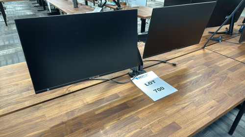 LOT OF (4) SPECTRE 28" MOUNTED LCD DISPLAY MONITORS, MODEL: E278W-FPT8QO8J38LA