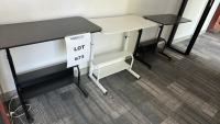 LOT OF (5) ASSORTED PORTABLE DESKS