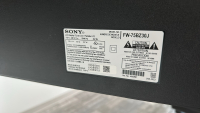 SONY 75" LCD TV DISPLAY, MODEL: FW-75BZ30J, S/N: 4002987 - 3